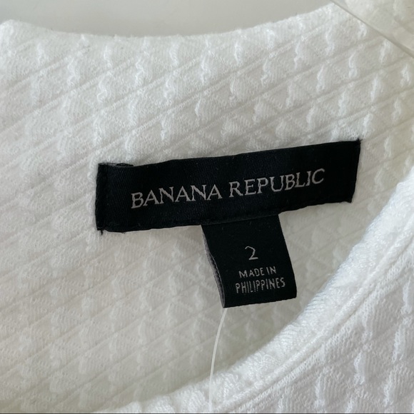 NWT Banana Republic Textured Knit Fit & Flare Dress Size 2 - Picture 2 of 13